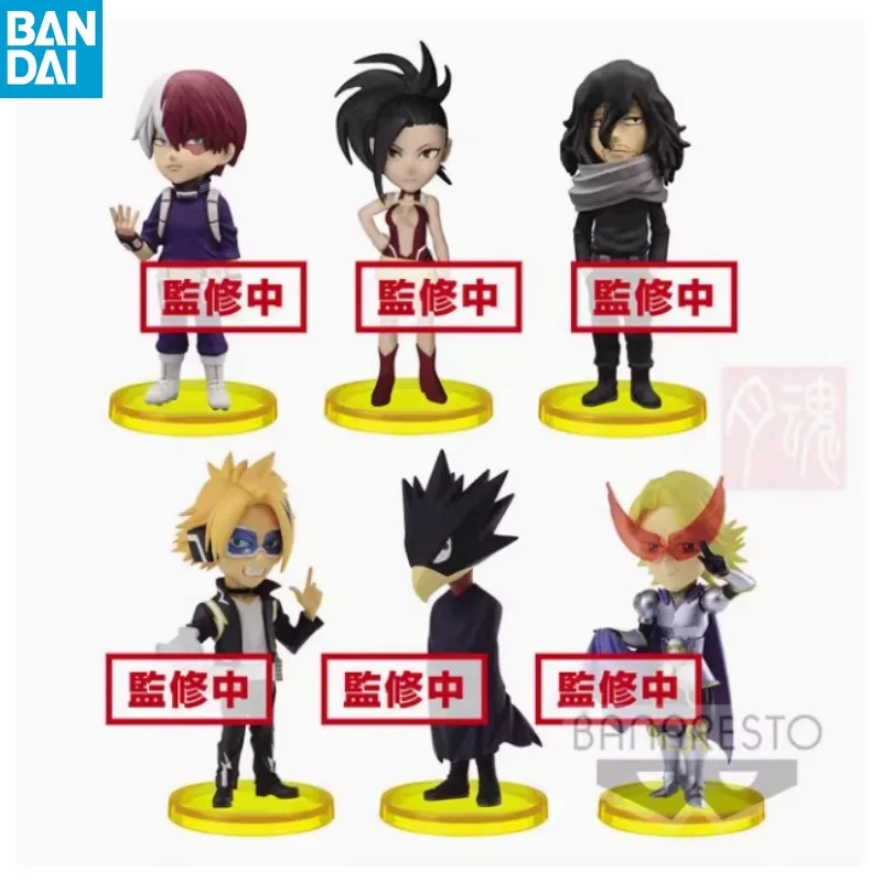 Bandai Genuine My Hero Academia WCF VOL.2 Eraser Head Kaminari Denki Todoroki Shoto Aoyama Yuga Anime Figure Model Toys Kid Gift