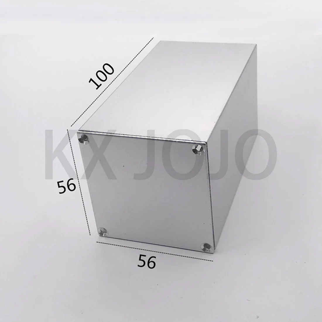 Aluminum Enclosure 56*56*80/100mm Integrated Waterproof Box Silver Type Cooling Case Electronic Box DIY Power Housing Instrument