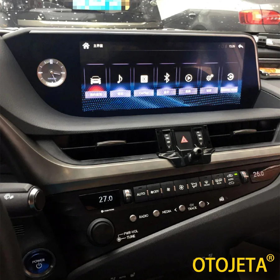 

12.3" Qualcomm 665 Android Screen For Lexus ES ES350 ES250 ES300h 2020 2019 Car Radio Multimedia Player Carplay GPS Navigation