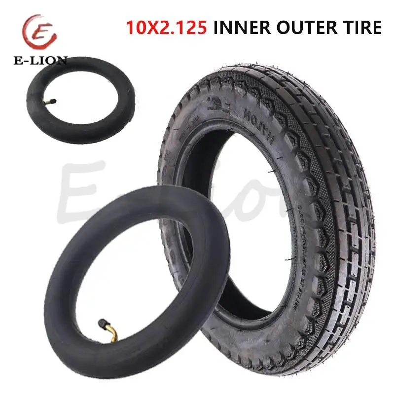 

10x2.125 Inner Outer Tires 10 Inch Outer Tyre For Segway Ninebot F20 F25 F30 F40 Electric Scooter Inflation Inner Tube Wheel Par