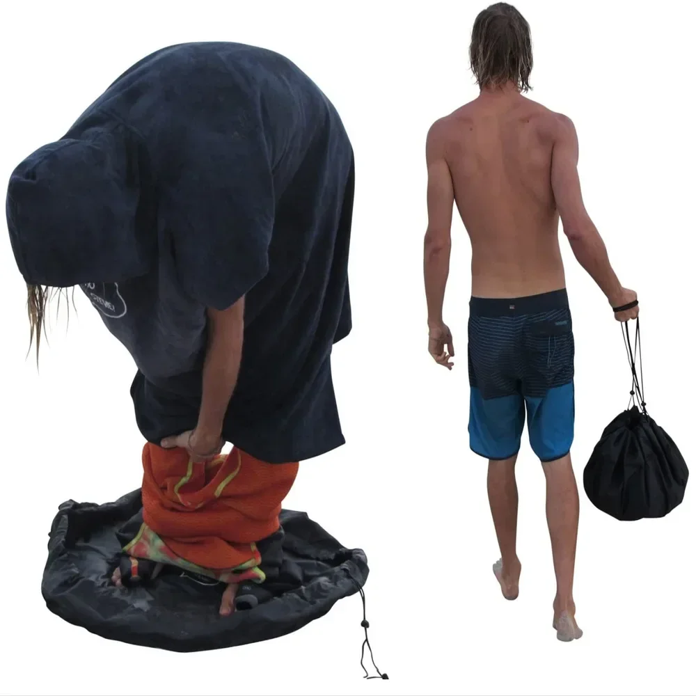 Bolsa de almacenamiento para traje de neopreno de playa, cambiador para surfistas, bolsa seca impermeable, paquete de transporte para natación,