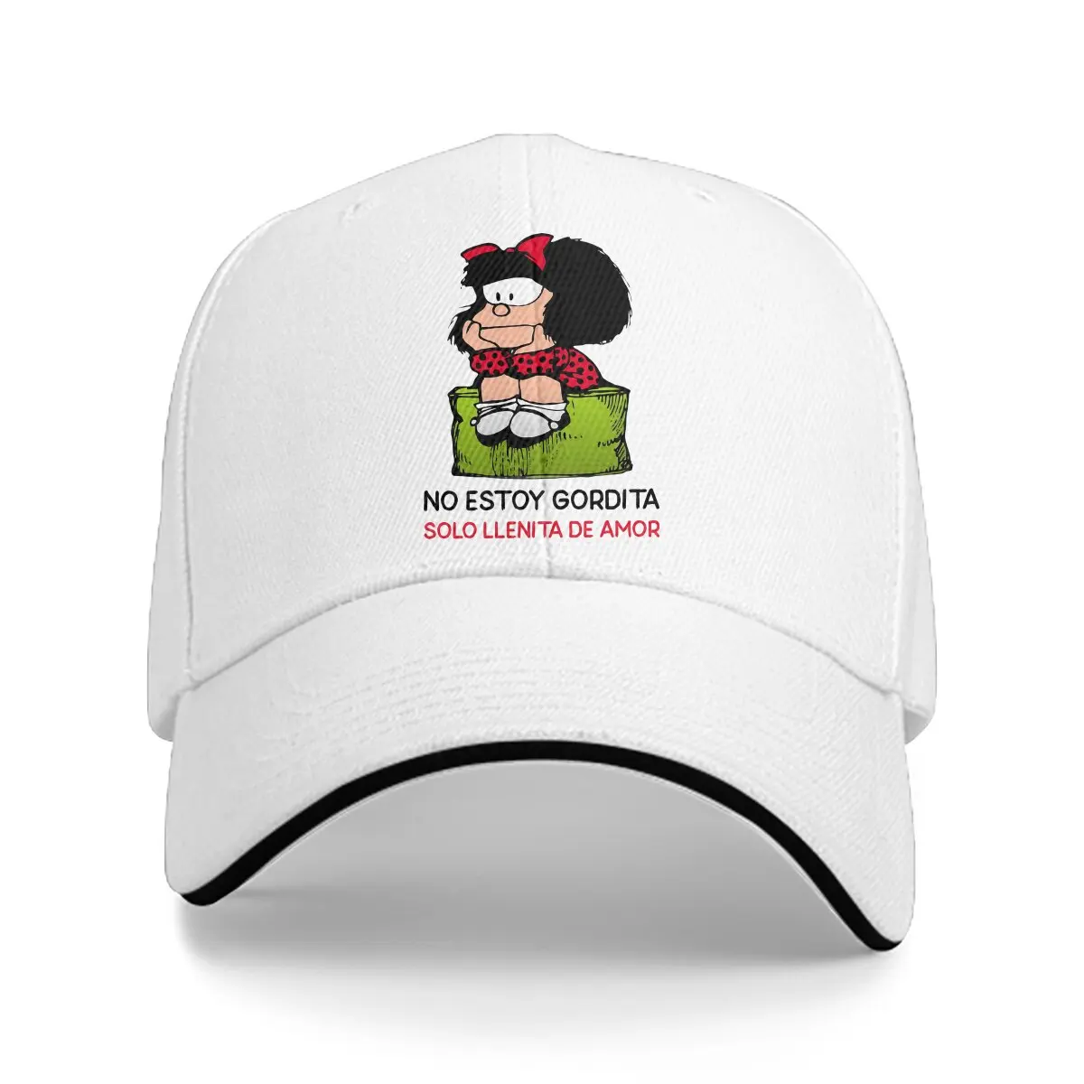 Quino Comics Baseball Caps Peaked Cap Mafalda Cartoon Sun Shade Hats for Men Women