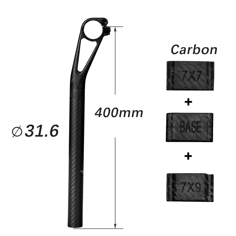 ELITA EEN Fiets Carbon zadelpen Setback 5/25mm MTB/Road Zadelpen 27.2/30.9/31.6/25.4mm Titanium schroeven Licht 150g