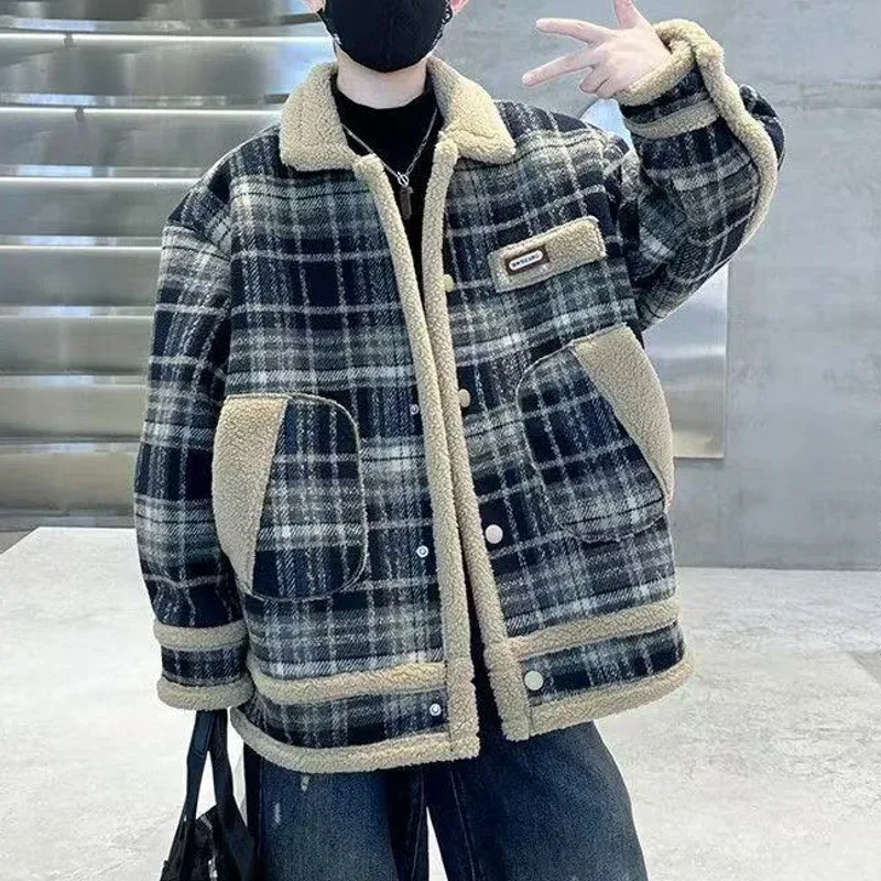 New  Boy Jackets Plaid Thickness Kids  Coats  Baby  Children Outerwear Winter Autumn   2025-201