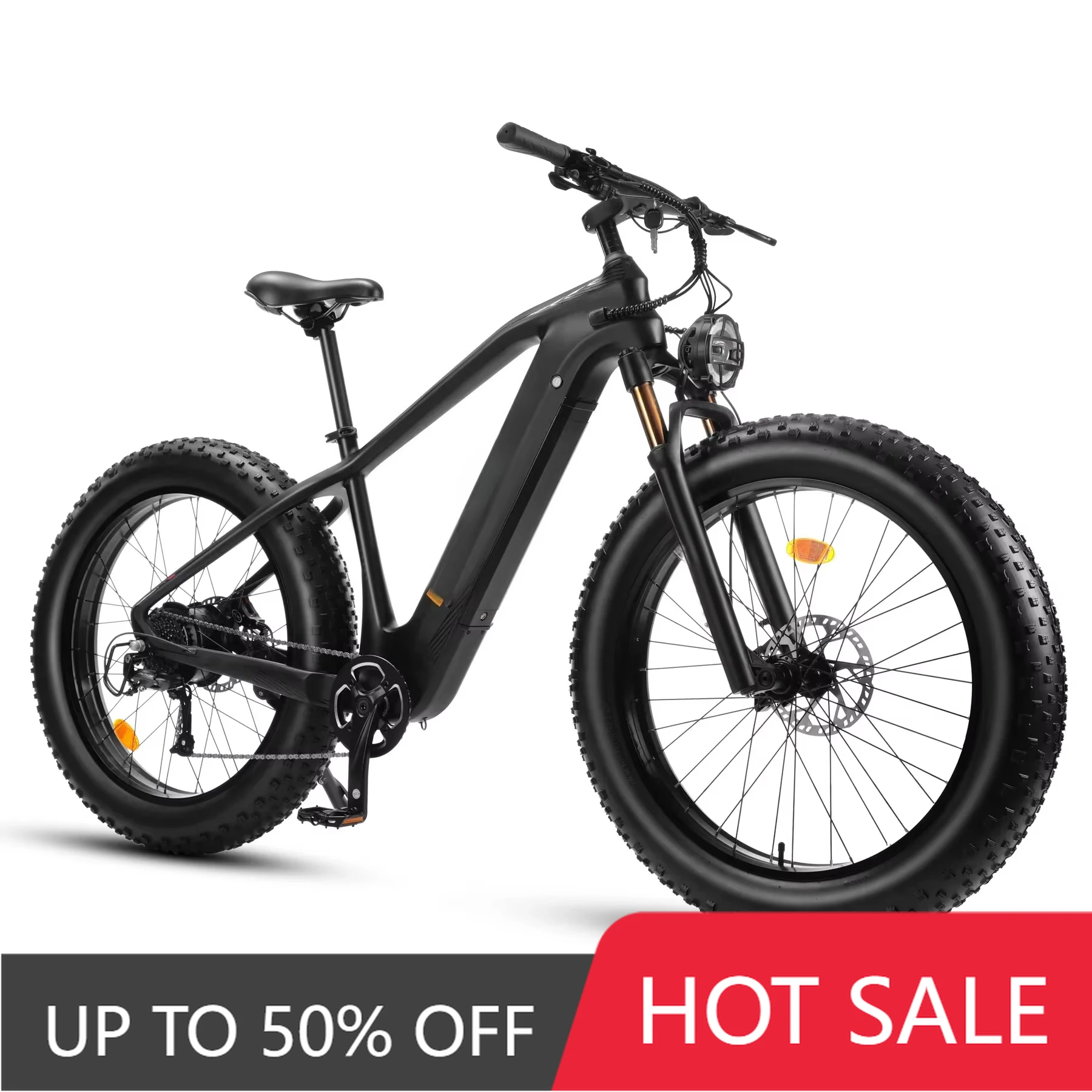 

JYF 48V 1000W Electric Bike Powerful EBike 20AH Long Range Carbon Fiber Electric Mountain Bike