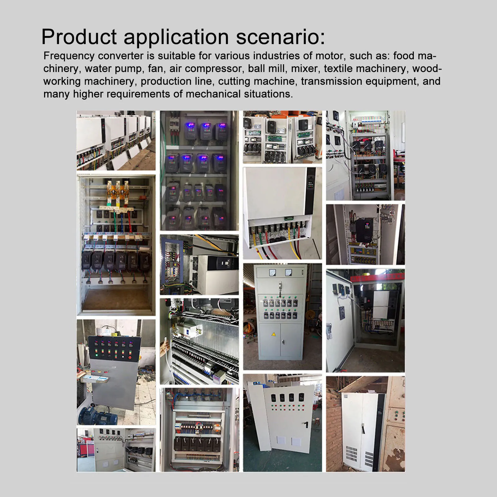 3 Phase VFD Inverter VFD Controller Variable Frequency Drive Converter 3 Phase  15KW VFD Controller for Water Pump 380V