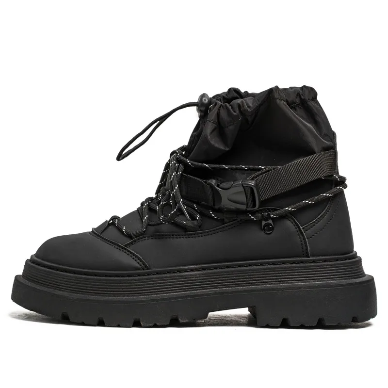

Martin boots, high cut thick soled outdoor travel workwear boots, hiking shoes, short boots, motorcycle men's shoes