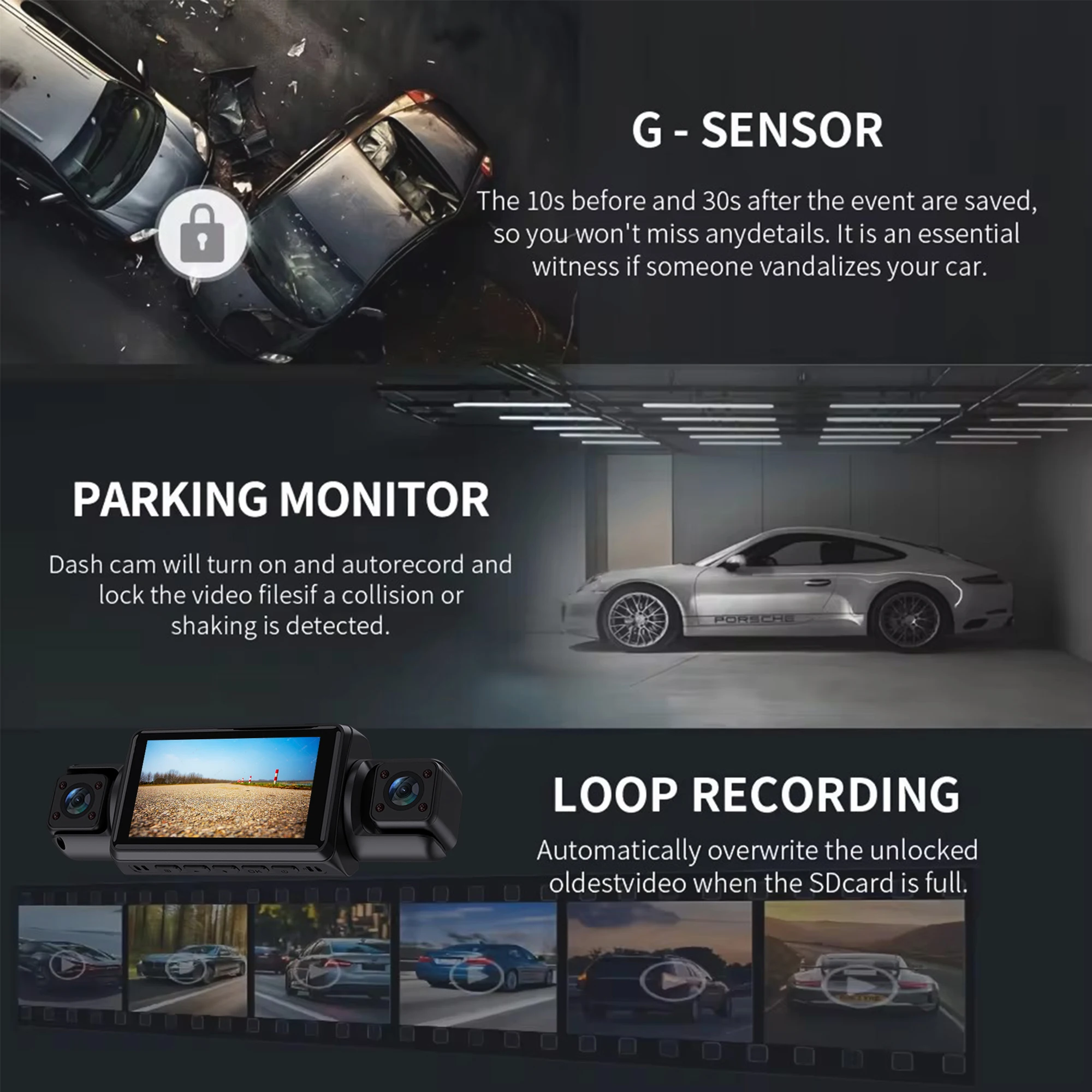 Back Up Camera for Truck - Durable HD Night Vision Waterproof