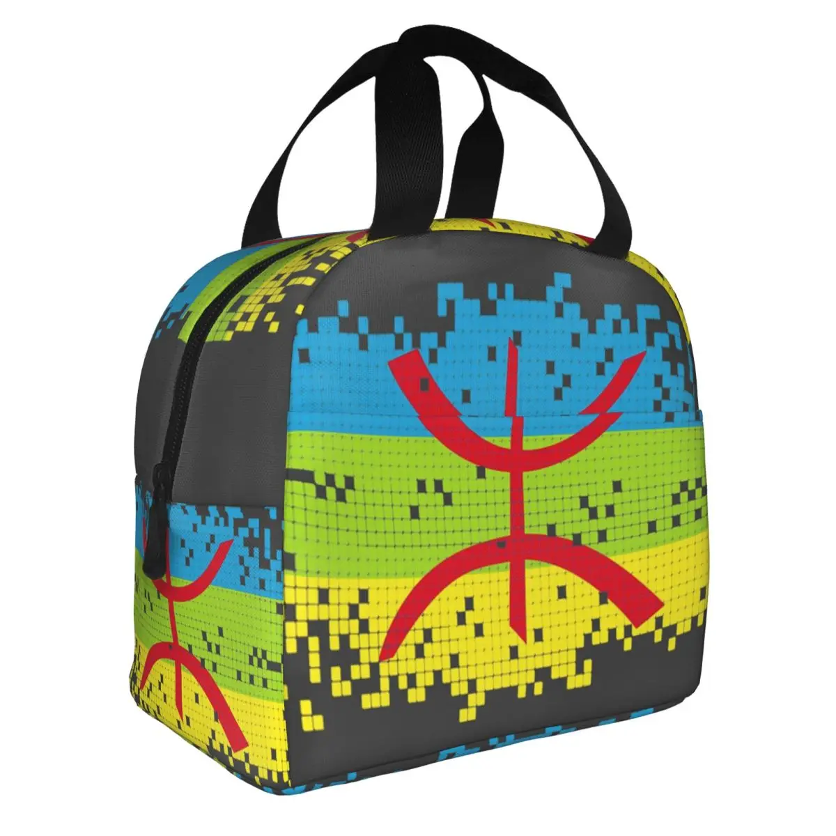Kabyle Amazigh Flag Insulated Lunch Bag for Women Leakproof Berber Proud Thermal Cooler Lunch Box office Work School