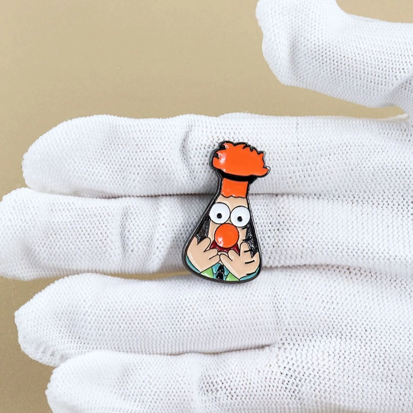 

Magic Science Beaker Enamel Pin Fashion Cute Cartoon Clown Laboratory Equipment Same Brooch Backpack Lapel Badge