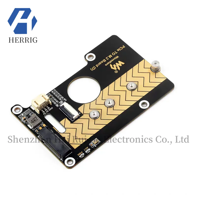 

Raspberry Pi 5 PCIe to M.2 Adapter Board 2280 2260 NVME SSD M.2 Solid State Drive Expansion Board