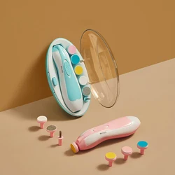 Electric Baby Nail Trimmer Baby Items Kid Nail Polisher Tool Care Kit Easy To Trim Nail File Newborn Baby Accessories Newborn