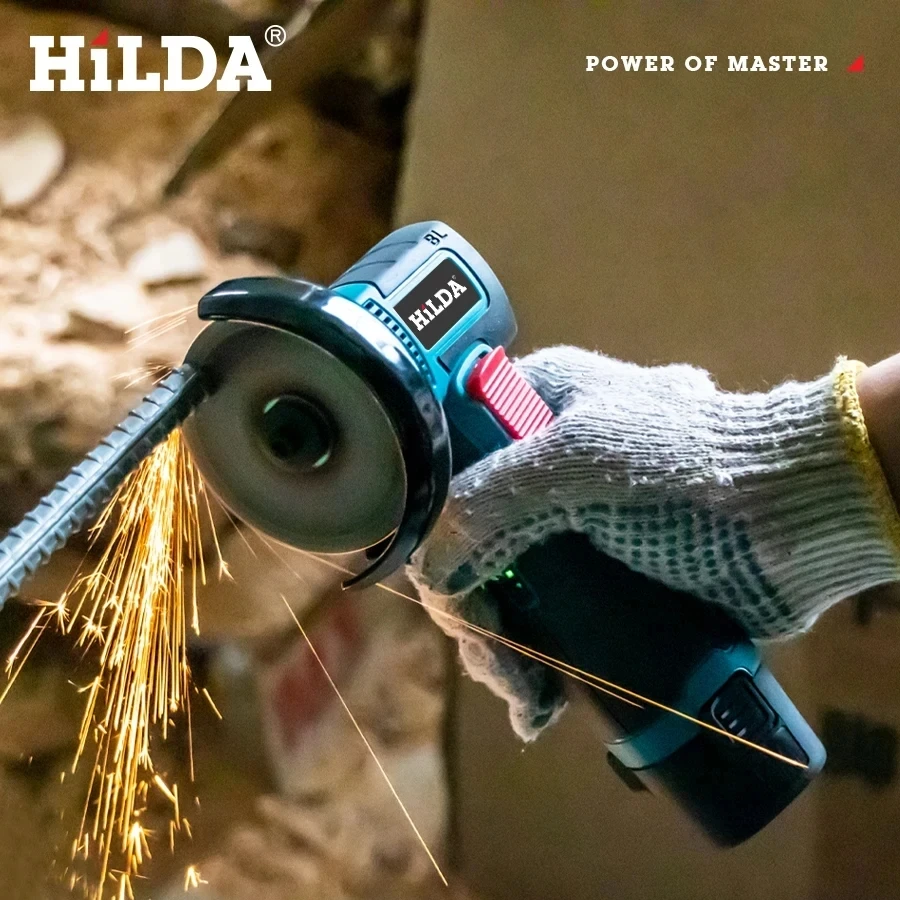 HILDA 12V Micro Rechargeable Grinding Tool Angle Grinder for Cutting Diamond Polishing Grinding Machine Cordless Electric Tool