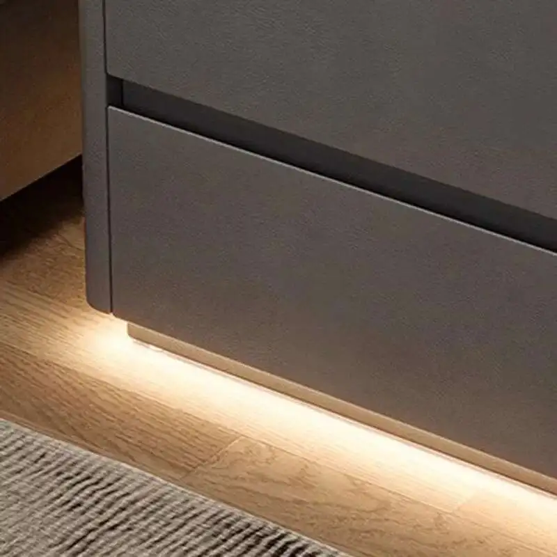Mesa de cama de armazenamento de madeira qualidade auxiliar moderna carregada café noite suporte lateral dormitório mesa de cabeceira móveis italianos