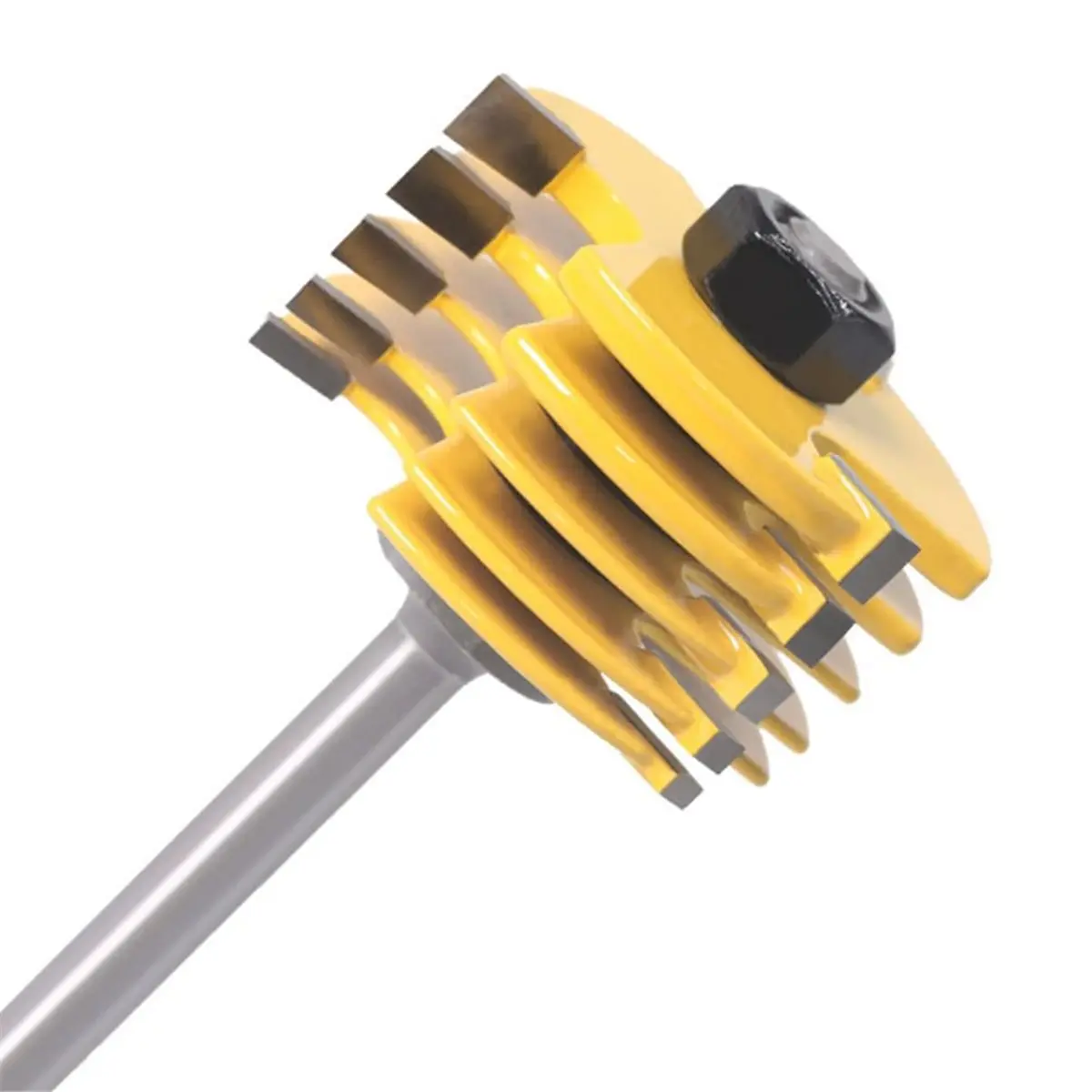 Budget-Friendly-2Pcs Slot Cutter Router Bit 1/4 Inch Shank 3-Wing Adjustable Slotting Router Bit 1/2