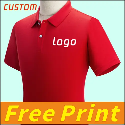 Polo Shirt, Short Sleeved Shirt, Custom Logo, Summer T-Shirt, Printed Logo, Embroidered Logo, Men's and Women's Clothing, Person - Image 9