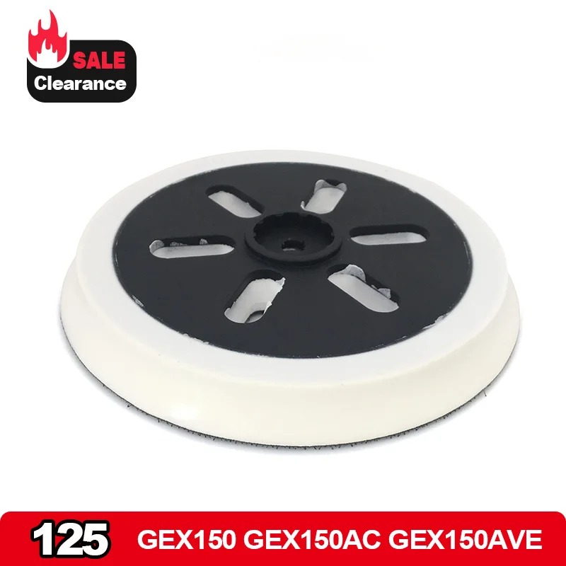 

Backing Pad Rubber Replace For Bosch GEX150AVE GEX150 GEX150AC Turbo Random Orbital Sander Spare Parts Power Tools Accessories