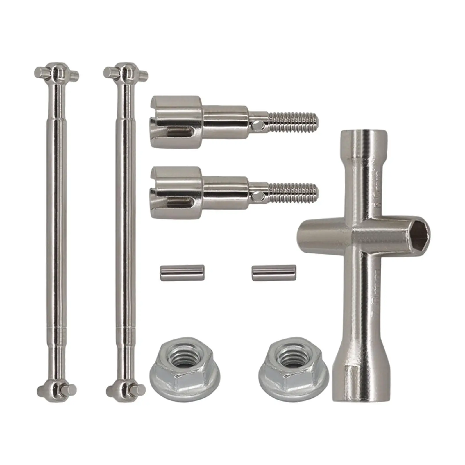 1/16 RC Model Car Metal Front Rear Drive Shaft Accessories for 16101PRO 16102PRO Upgrade