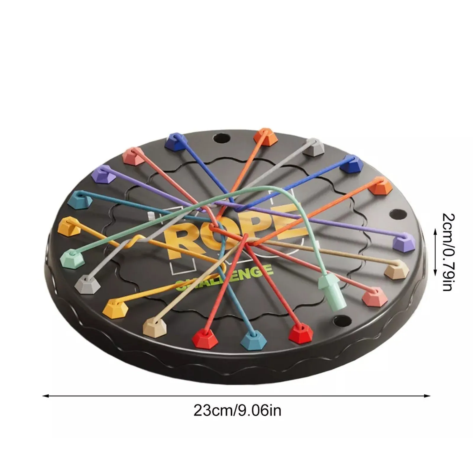 لعبة ألغاز بعقدة عيد الحب، طاولة Untangling، تحدي حبل Untying مع مستويات صعوبة مختلفة، الوالدين والطفل #3