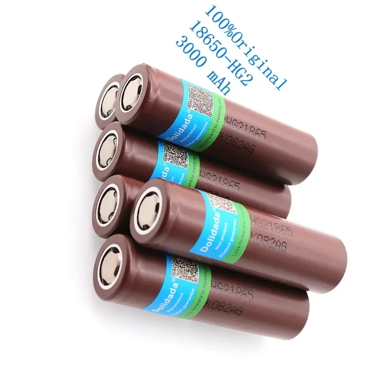 100% OriginaI HG2 18650 Battery 3200mAh Battery HG2 3.7V Discharge 25A Dedicated For Power Rechargeable Battery Free Shipping