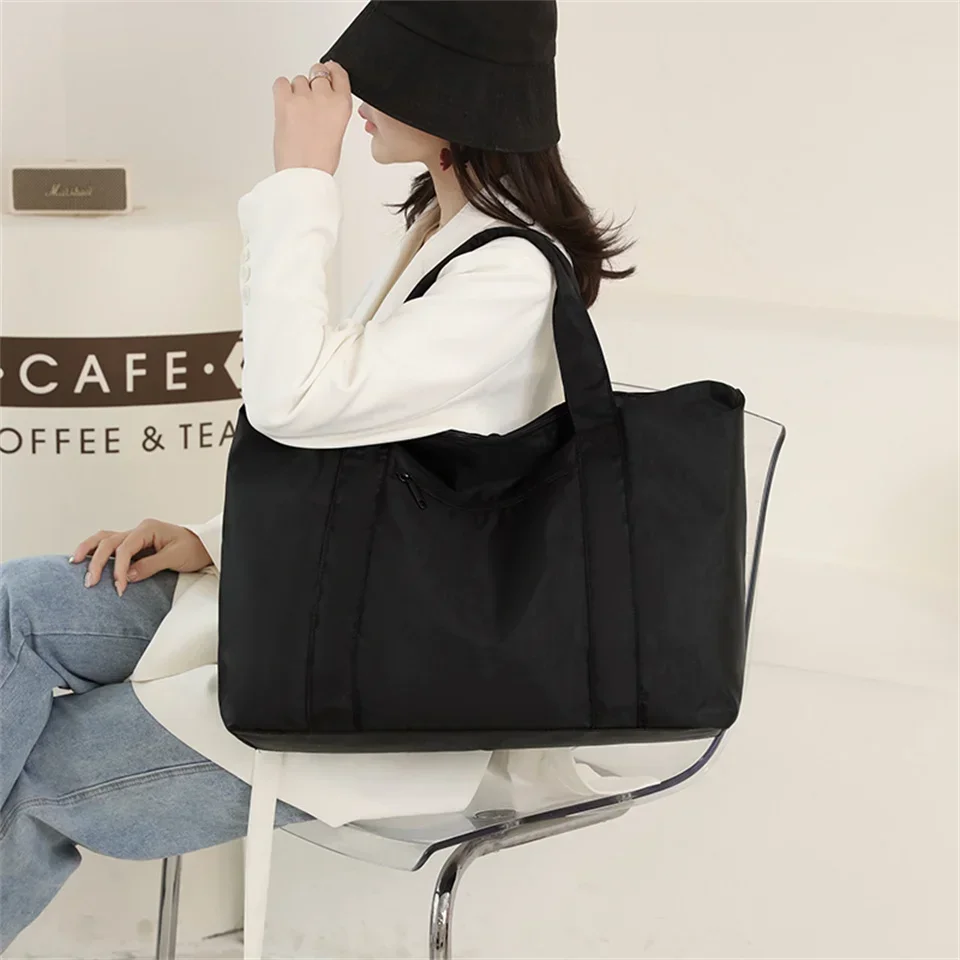 Luxury Man Nylon Shoulder Bags Waterproof Casual Top-handle Bag Male Handbag Travel Tote Pocket Shoulder bag bolso de hombre sac