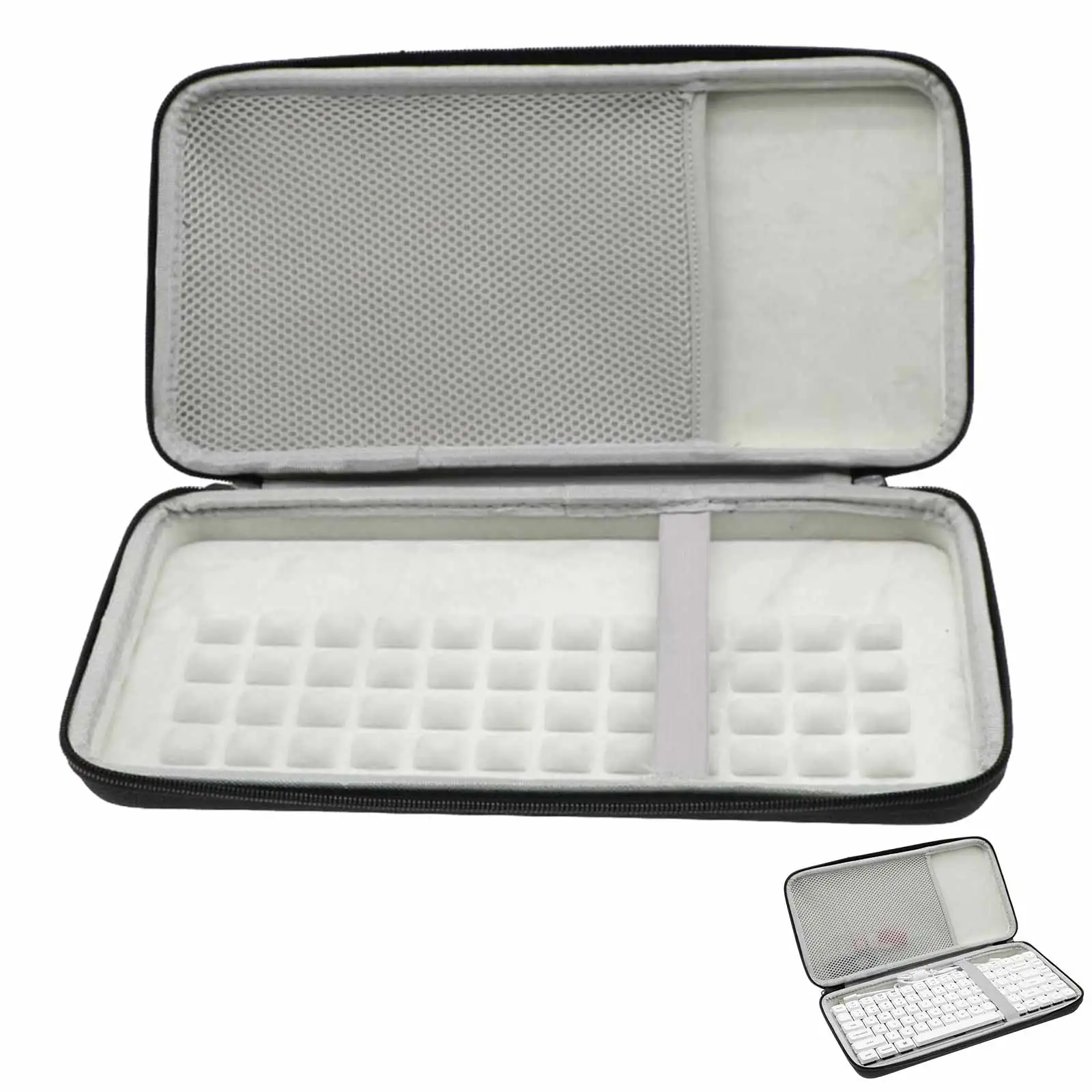 

Жесткий чехол для хранения KeychronK3 Pro, защитная сумка для механической клавиатуры, противоударный органайзер для клавиатуры с защитой от царапин