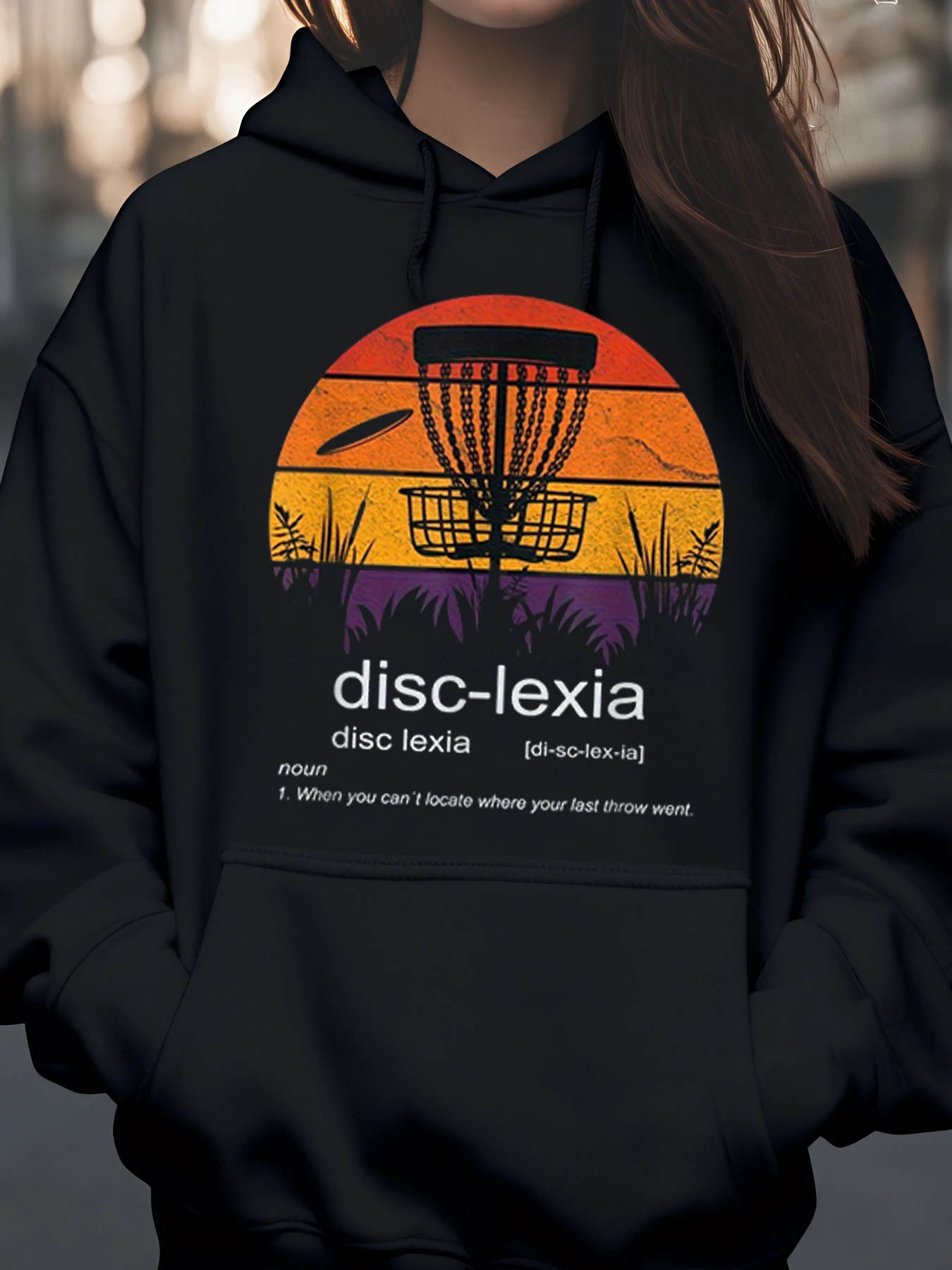 هوديي Disc Lexia Sunset Disc Golf لعشاق الهواء الطلق واللاعبين #1