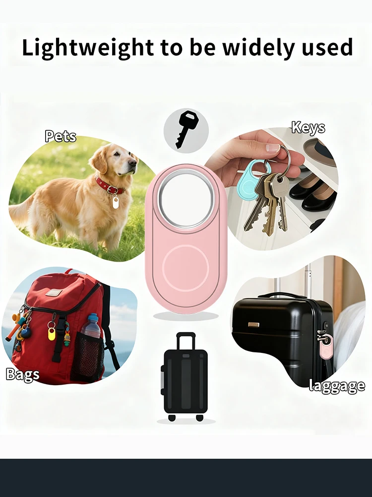 Google Find My Smart Tag Bluetooth Tracker Anti Lost Item Finder Locator for Android Keys Wallet Luggage Pet Replaceable Battery