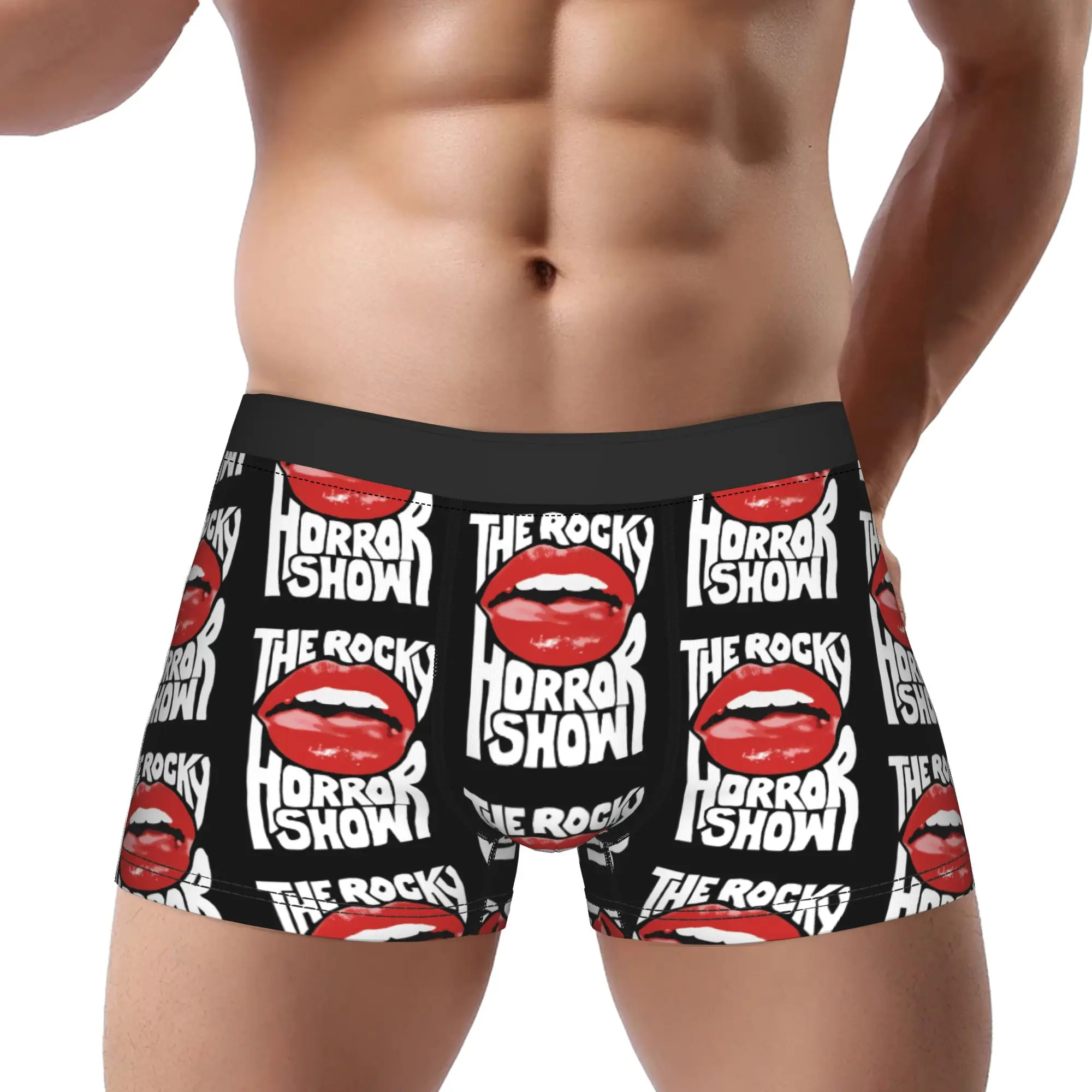 Rocky Horror Show  The Rocky Horror Picture Show Underpants Homme Panties Male Underwear Print Shorts Boxer Briefs