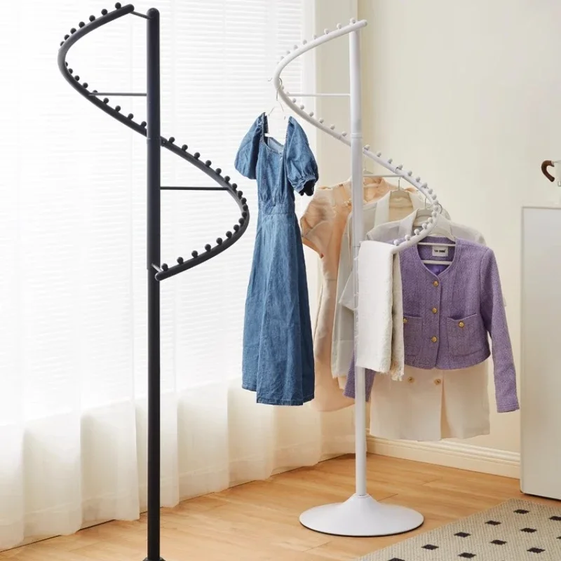 Creative vertical hanger floor-to-ceiling bedroom rotating hanger multi-clothes rack storage rack