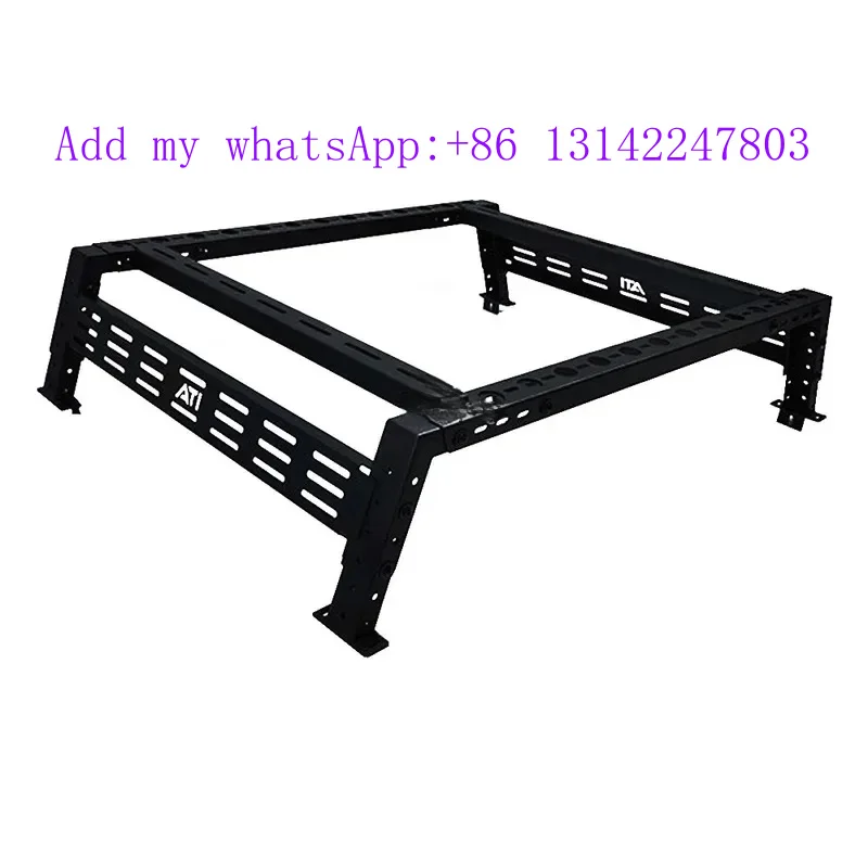 

Auto Parts For ISO9001 Pickup Truck Roll Bar Silver Black Heavy Steel