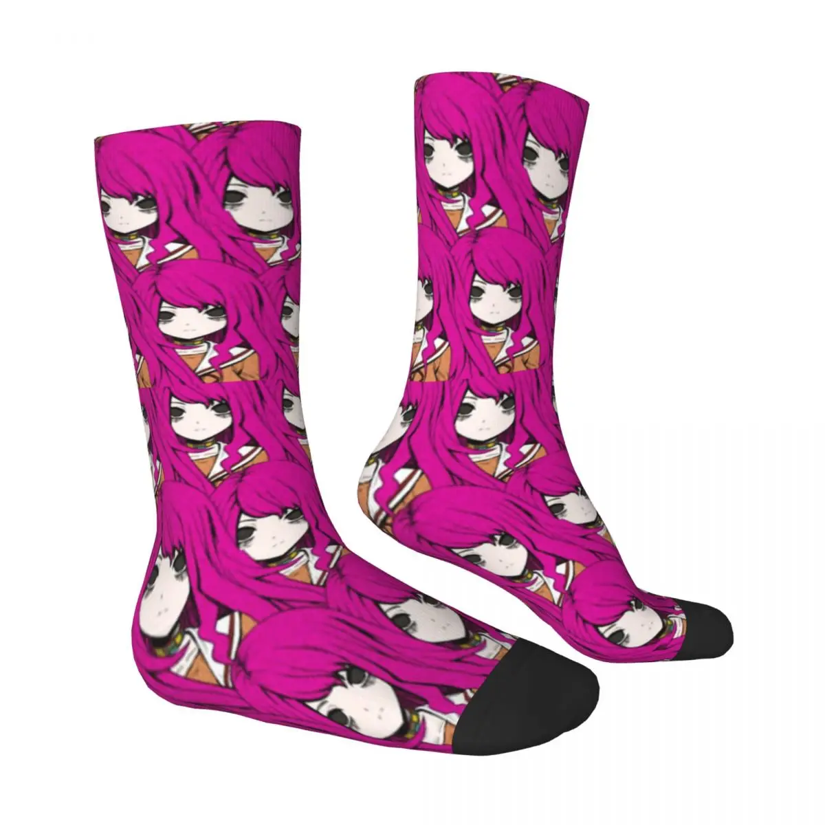 Shin Tsukimi Your Turn To Die Hinako Mishuku Men Women Socks Outdoor Novelty Spring Summer Autumn Winter Stockings Gift