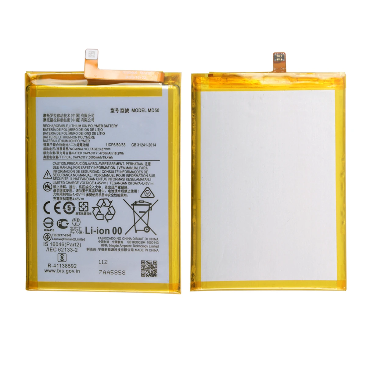 100% Original  MD50 5000mAh Battery For  Motorola MOTO G Stylus 5G 2021/XT2131/G Stylus 2022  Phone Batteries+Tools