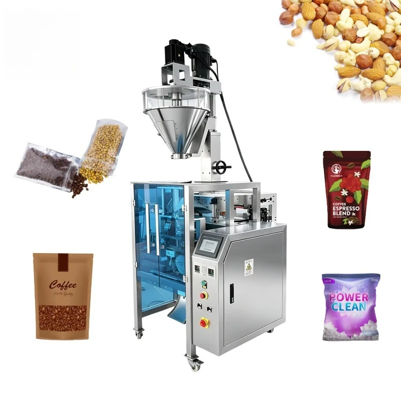 Small Sachets Spices Powder High-Accuracy Automatic Filling Wrapping Machine Coffee Teabag Bags/Film Labeling Multi-function