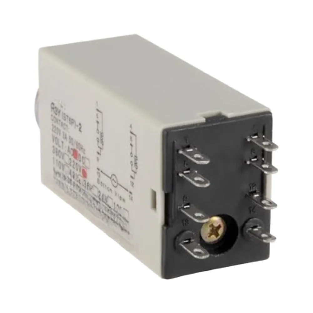 220VAC for h3y(ST6P) 2 Time Delay Relay 30S Range Dual SPDT Contacts 5A Load Capacity for Commercial Industrial Electrical