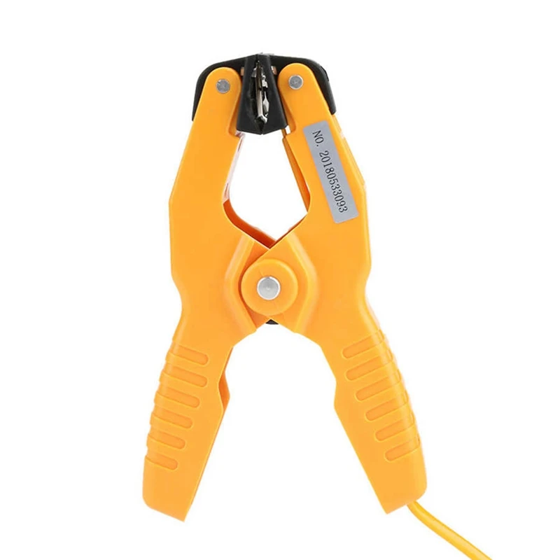 HT-05 K Type Thermocouple Sensor Temperature Lead Pipe Clamp 1-3/8Inch -40-200℃ HT-05 Durable Easy To Use Yellow