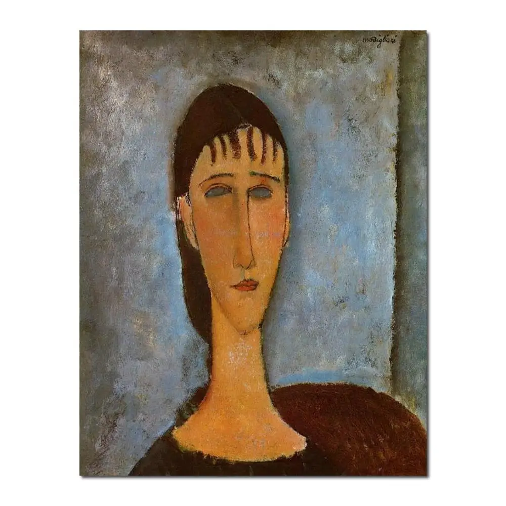 

wall art modern Portrait of a Young Girl Amedeo Modigliani Paintings Hand painted High quality