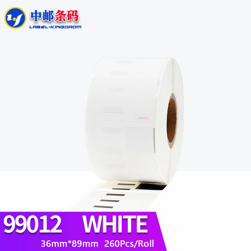 Imagem -05 - Etiqueta Compatível Dymo para Labelwriter400 Lw450 Lw450turbo Impressora 4xl Seiko Slp440 99012 36 mm 89 mm 260 Pcs 100 Rolos Slp440