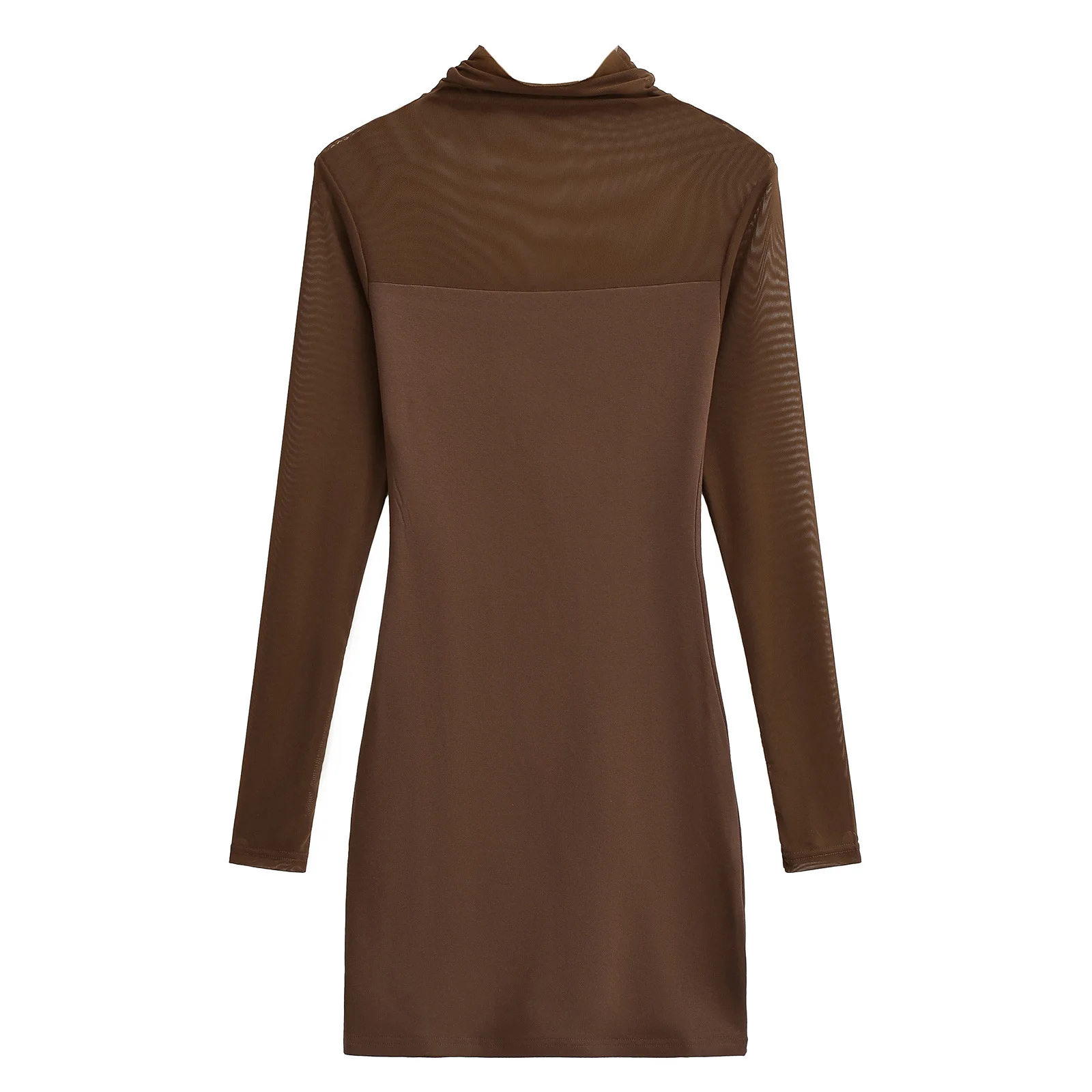 Abiti da donna Abito da notte Festa invernale Maglia dolcevita Modellatura del corpo Maniche lunghe Elasticità Minimalista Semplice Caldo Elegante