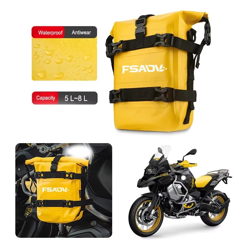 

For BMW R1250GS R1250 GS ADV R 1250GS Adventure GSA Motorcycle Frame Crash Bars Waterproof Bag Bumper Repair Tool Placement Bag