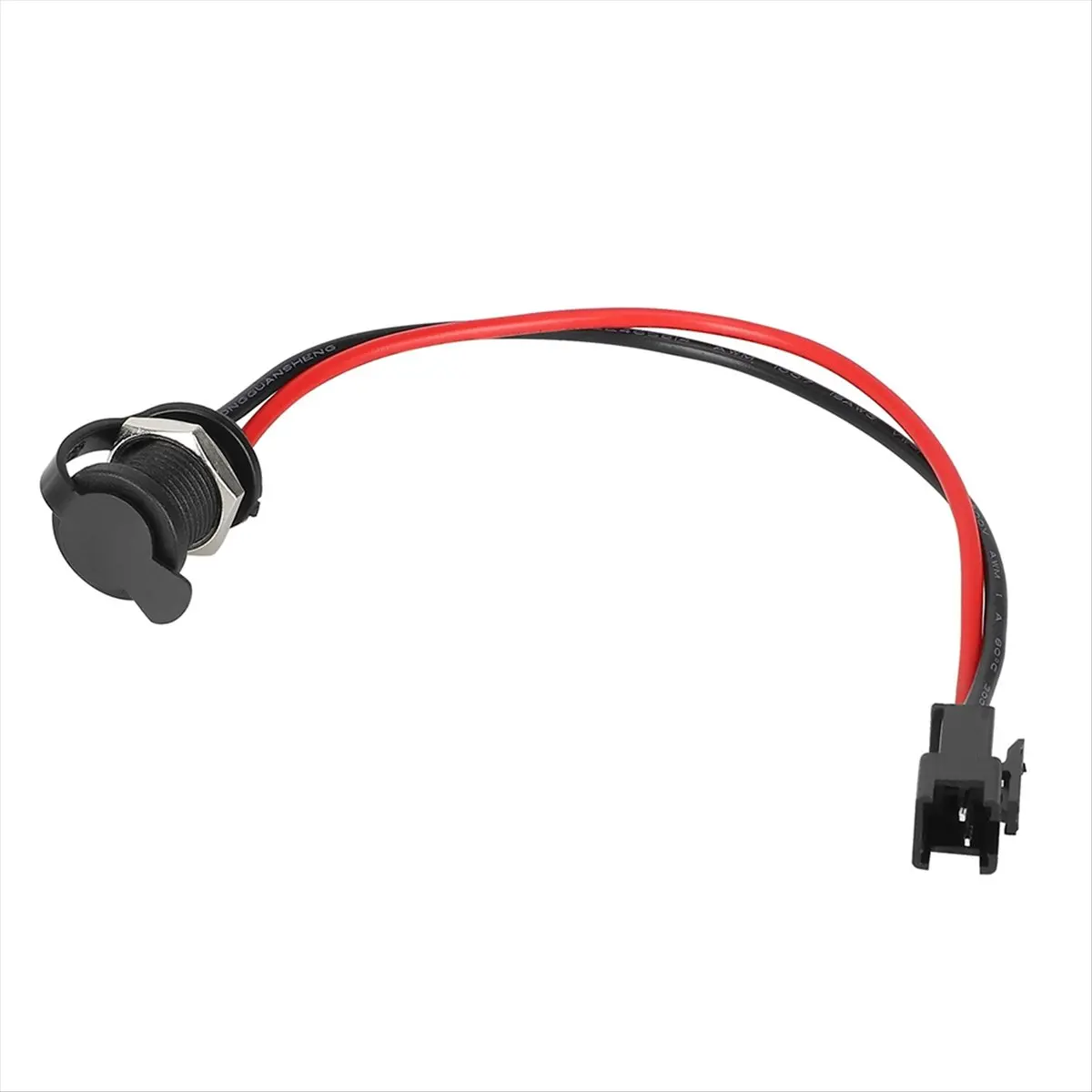 

ABAB 50V DC 5.5x2.1mm DC Power Socket Panel Mount Connector with Metal Nut Buckle