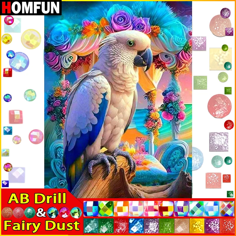 HOMFUN Fairy Dust AB Full Diamond Embroidery 