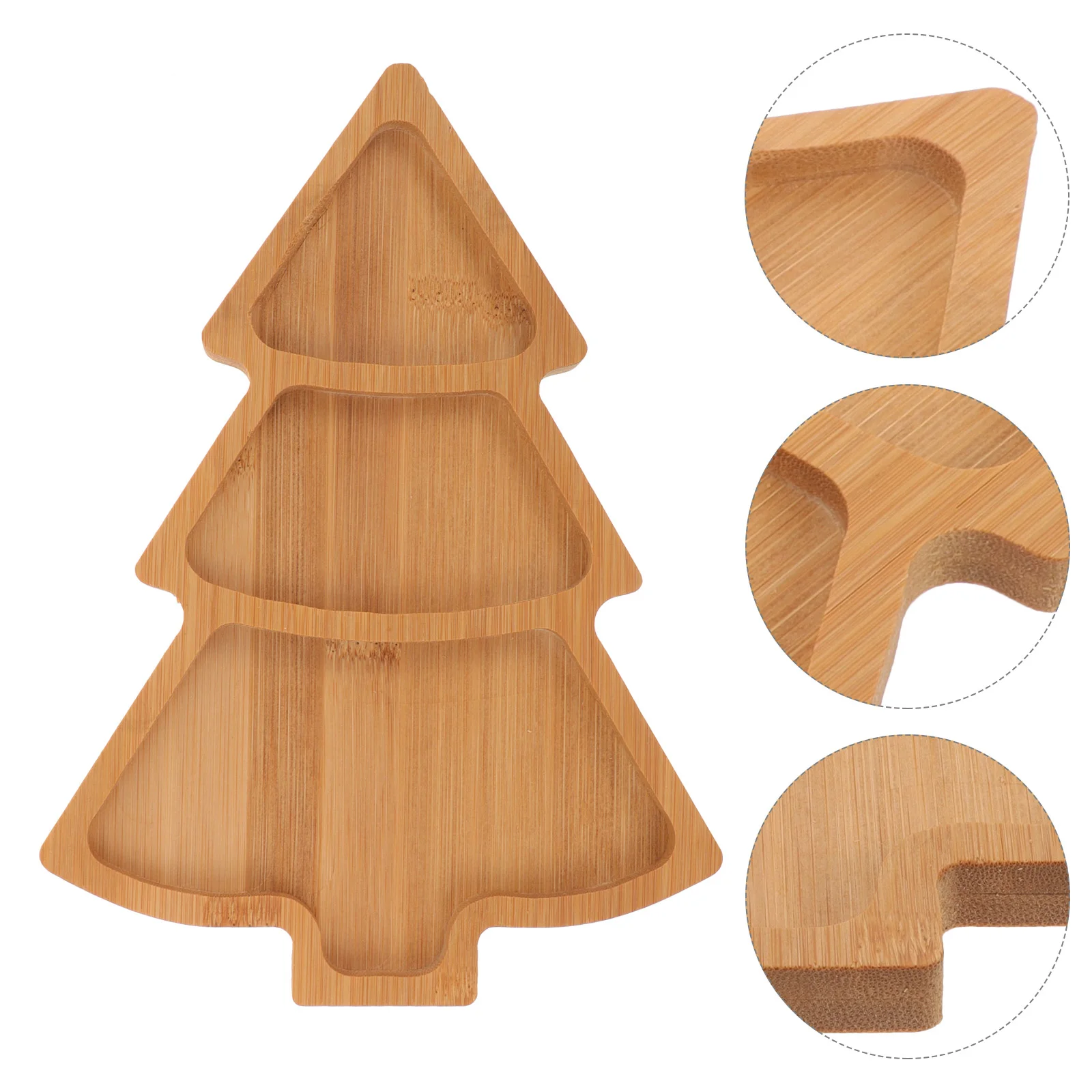 

Christmas Tree Tray Appetizer Plate Dessert Plates Xmas Food Candy Creative Dish Fruit
