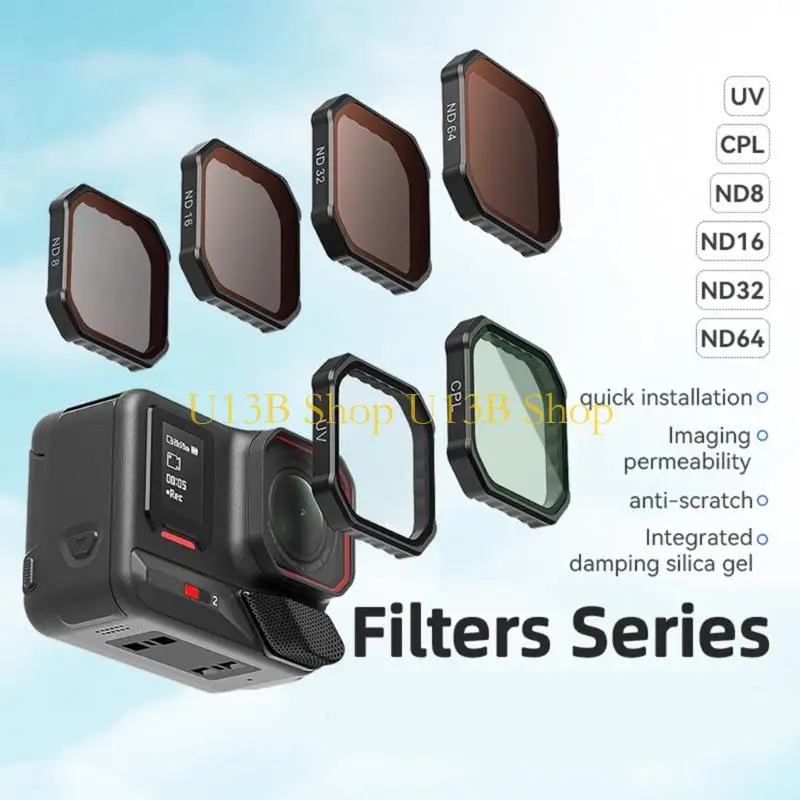 U13B Multiple Density Filter Pack With AntiScratch for AcePro2 Outdoor Photography And Dynamic Shootings