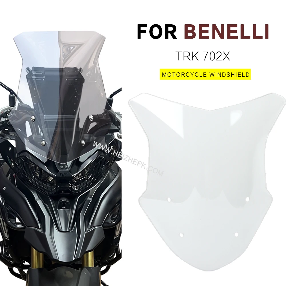 

Motorcycle NEW Wind Shield Deflectors Front Glass Windshield Windscreen for Benelli TRK702 702X 2023 Accessories TRK 702 X