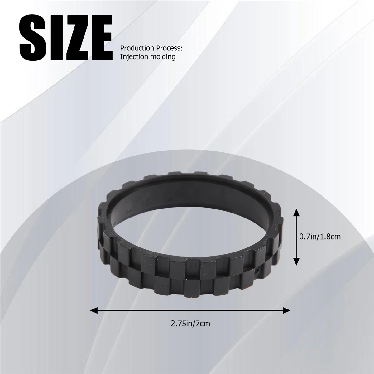 Pneus de rodas para Xiaomi Robot Aspirador, Roborock S50, S55, S5 MAX, rodas antiderrapantes, acessório de substituição MIJIA, 1St 1S