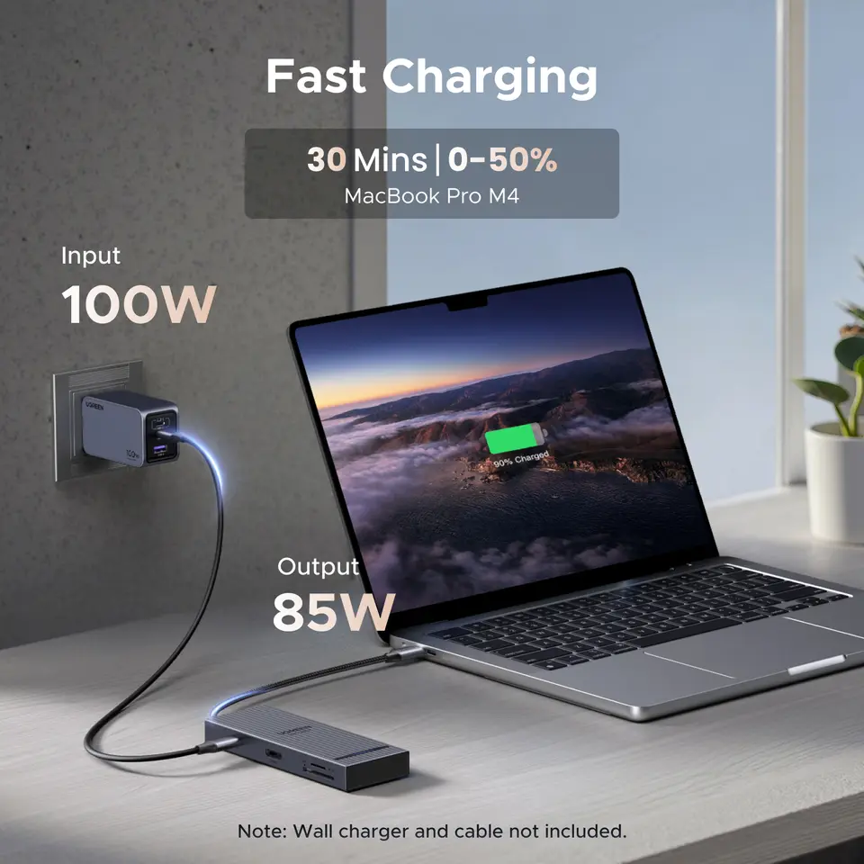 UGREEN USB HUB 8-in-1 Type-C to 4K60Hz HDMI USB3.2 10Gbps USB-A/C SD&TF 170MB/s for MacBook Laptop Accessories Dell HP Docking - 5
