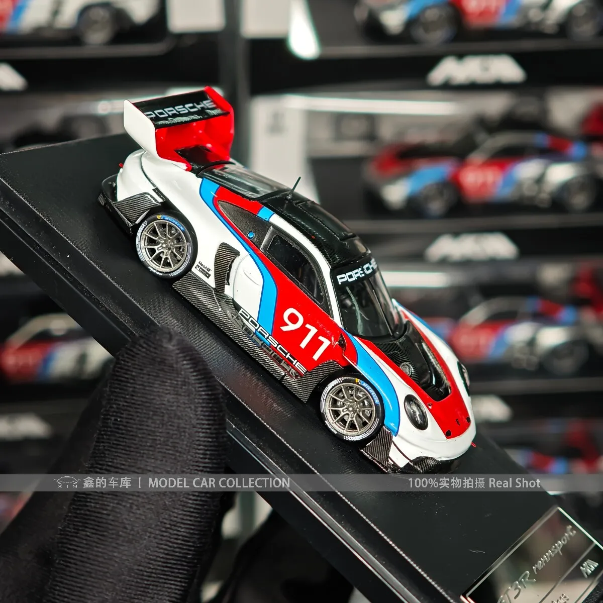 In Stock 1: 64 911 992 GT3 R Alloy Car Model Die-Cast Static Car Model - Creative Decoration Item - Festival Gift