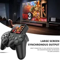 S10 vintage handheld game device preloaded 520 retro games dual player support tv av output compact game console for children 5