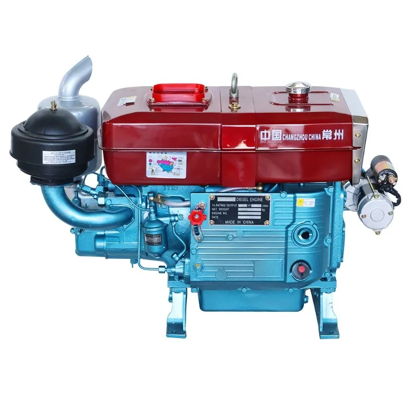 Efficient start-up ZS1115M single-cylinder water-cooled diesel engine 22HP is suitable for agricultural machinery